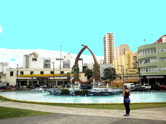 Obra do artista plastico Adélio Samo Sobrinho em homenagem ao imigrante sao-caetano-do-sul, homenagem-ao-imigrante, adelio-samo-sobrinho
